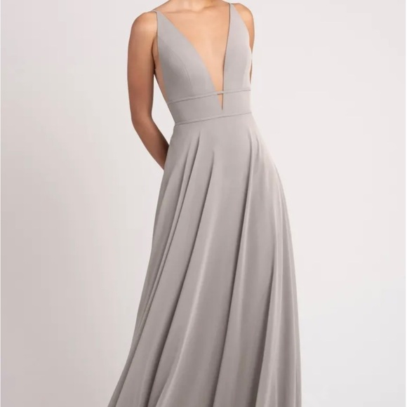 Jenny Yoo Dresses & Skirts - Jenny Yoo Bridesmaid Hollis Dress Opal Grey 12